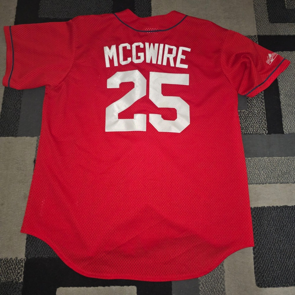 Majestic Large Baseball Jersey Mark McGwire St Louis Cardinals
